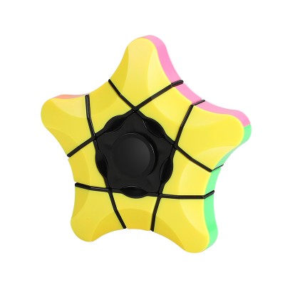 SengSo Pentagram Spinner Mixed Color Fingertip Magic Cube 1x3x3 Speed Cubes Toys Educational For Children