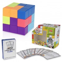 Hot Selling DIY Yongjun yj magic magnetic Blocks puzzle 3x3x3  Yongjun Brain Test cube toy educational