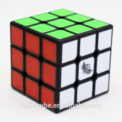 China wholesale 3 layer kids education toys black color with tiles 3x3 speed cube