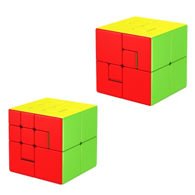 Hot Selling MoYu 2020 Newest Stickerless Puppet One/Two  2x2 3x3 Magic Cube Children's Intellectual Development Toys