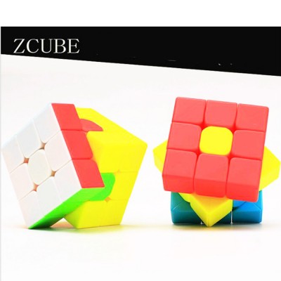 ZCUBE Sandwich Magic Cube 3x3x3 Stickerless Speed Puzzle Toys Gifts for Children Candy Color Cubo Magico Sandwich Tetris Cube